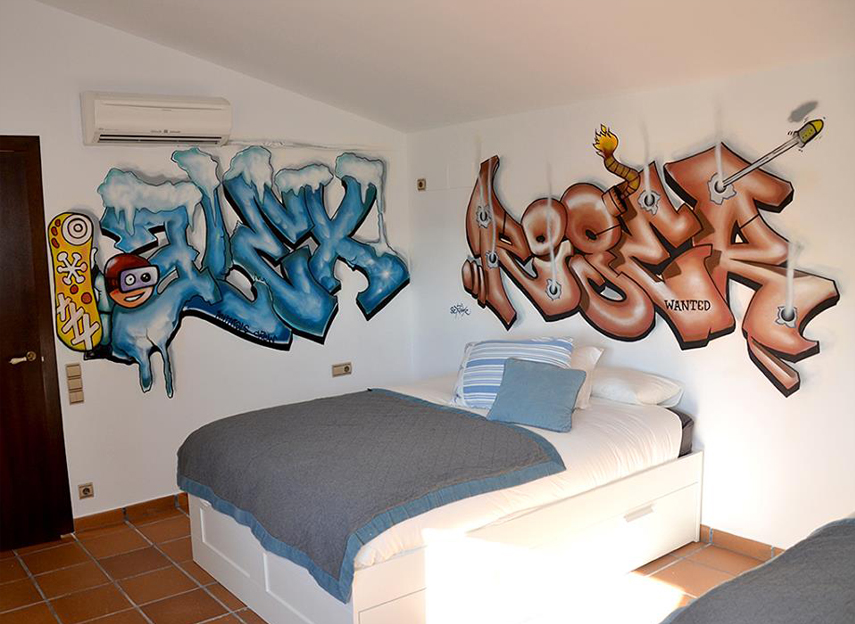 Decoración Murales y graffitis juveniles