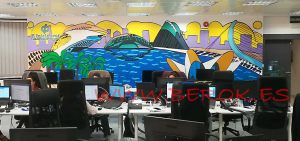 mural oficinas valencia f iniciativas